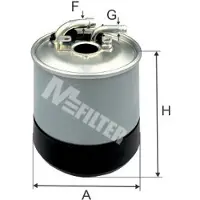 M-Filter Polttoainesuodatin DF 3595
