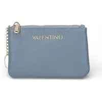 Valentino for woman. VPS9WG101 Wallet Logo blue (OSFA), Casual, Polyurethane