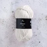 Svarta Fåret Merino Mega Merinovillalanka 100 gr Natural White 412