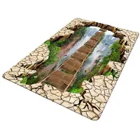 Hobby Hall Vuoristosilta 3D Matto, 60 cm x 90 cm / 23,62 colio x 35,43 colio