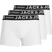 Jack & jones Bokserishortsit 'Sense' musta / valkoinen