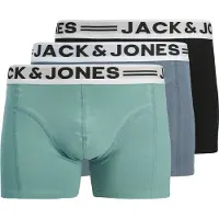 Jack & Jones Sense Trunks 3-Pack Noos - Grey - L