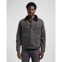 Lee Jeans Sherpa Jacket - Grey - S