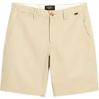 Superdry for man. M7110422A Beige stretch chino shorts (30), Casual, Cotton