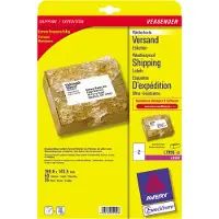 Avery Zweckform Zweckform L7996 - shipping labels - 50 label(s) - 143.5 x 199.6 mm