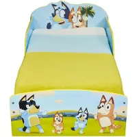 Bluey Juniorisänky + Säilytyslaatikot 70x140, Sininen