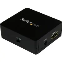StarTech.com HDMI äänentuoja - STARTECH - 3,5 mm muunnin - Stereoääni 2.1 - 1080p - Musta