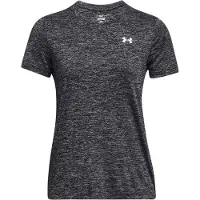 Under Armour Women's Tech Ssc- Twist Black Lyhythihainen treenipaita XS