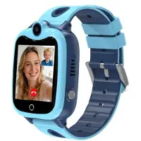 Mtp Products DH10 Lasten GPS/4G-älykello SOS-toiminnolla - sininen