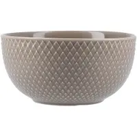 Lyngby Porcelæn - Rhombe Earth Kulho 13 cm Clay