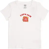 Levi's Ribbed Jam Tee - White - 140