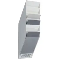 Durable FLEXIBOXX, 6 hyllyä, Valkoinen, A4, 240 mm, 135 mm, 690 mm
