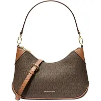 Michael Kors Olkalaukku ruskea / konjakki / musta