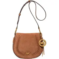 Michael Kors Josie Medium Saddle Flap Messenger -olkalaukku