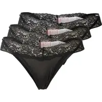 Hunkemoller Stringit 'Elliena' musta