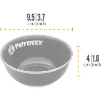 Petromax Enamel Bowls, kulho, musta
