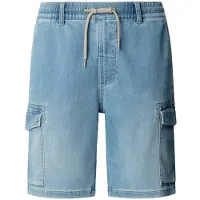 Pepe Jeans for man. PM80000452UG Shorts Alex blue (36), Casual, Cotton, Denim