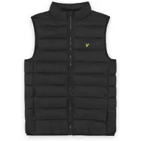 Lyle & Scott Light Weight Padded Gilet - Black - 128-134