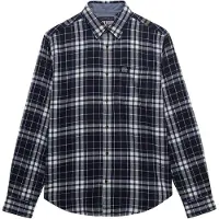 Superdry for man. M4011047A Blue Lumberjack Shirt (XL), Casual, Cotton, Long sleeve