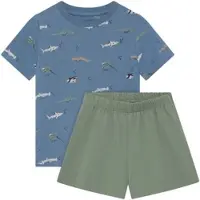 Minymo T-Shirt+Short Set Aop - Blue - 110
