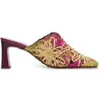 Hispanitas for woman. HV264800 Yellow Amapola shoes (35), 5 to 8 cm, None, Casual, Party, Multicolor
