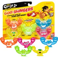 Goo Jit Zu Meteor Madness Slingers Glow 5Pk - Multi/patterned - ONE SIZE