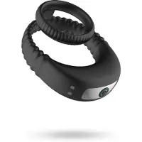 Sustainable Pleasure Vibrating Double Cock Ring