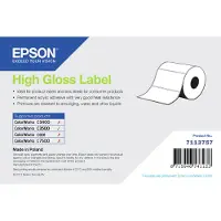 Epson High Gloss Label, Itse kiinnittyvä tulostintarra, Stanssausmerkintä, Rulla, Mustesuihku, Akryyli, Kiinteä (7113757)