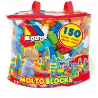 MOLTO Rakennuspeli Laukkuineen 150 Kappaletta
