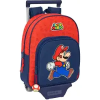 Super Mario Small Trolley Matkalaukku 10L Trick, Dark blue/red