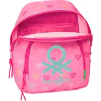 Safta Benetton Heart 9.75l 25x30x13 Cm Mini Reppu