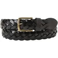 Levi's Vyö 'Leather Braid Belt' musta