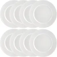 Rörstrand Swedish Grace lautanen Ø27 cm 8-pakkaus - Lumi (valkoinen)