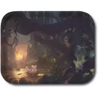 Opto Design Moomin TV-Series tarjotin 27x20 cm Muumipeikko metsässä