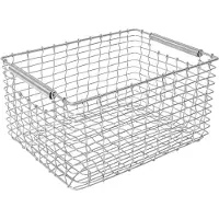 Korbo Rectangular 15 metallikori, haponkestävä teräs