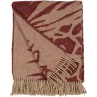 Almedahls Kotteri huopa 130 x 170 cm Viininpunainen-beige