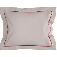 Sagaform Carl tyynyliina 50x60 cm Beige-viininpunainen