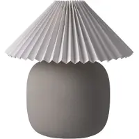 Scandi Living Boulder pöytävalaisin 29 cm grey-pleated white