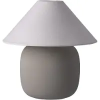 Scandi Living Boulder pöytävalaisin 29 cm grey-white