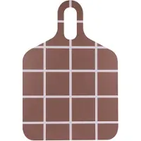 Muurla Checks & Stripes -tarjotin 30 x 44 cm Brown-beige