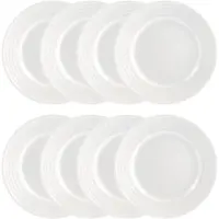 Rörstrand Swedish Grace lautanen Ø21 cm 8-pakkaus - Lumi (valkoinen)
