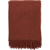 Klippan Yllefabrik Gotland villapeitto 130 x 200 cm Rust