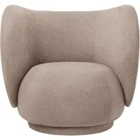 Ferm Living Rico Lounge nojatuoli Boucle - Sand