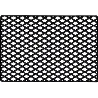 Dixie Black grid ovimatto 45 x 75 cm
