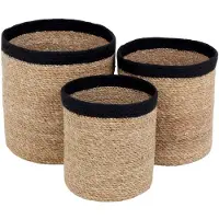 Dixie Emil kori meriruoho cylinder large 3 kpl Musta