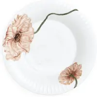 Kähler Hammershøi Poppy Dyb Tallerken M. Deko - White - Ø 21 CM