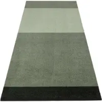 Tica Copenhagen Stripes käytävämatto vaakasuuntainen Green, 90 x 200 cm