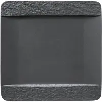 Villeroy & Boch Manufacture Rock lautanen 28x28 cm Musta