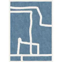 Layered Gotland Klint villamatto Cornflower blue 300x400 cm