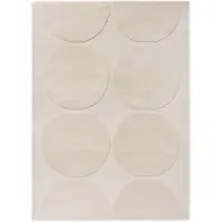 Marimekko Isot Kivet villamatto Natural White, 200x280 cm